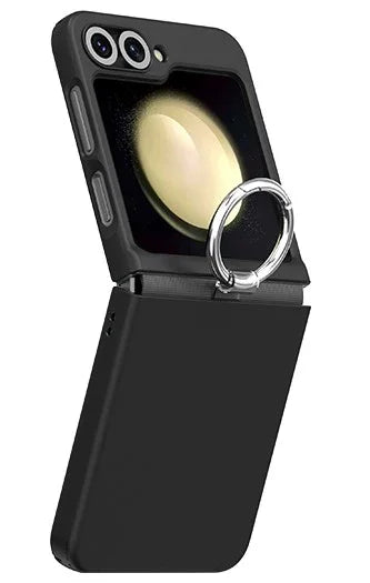 Araree Samsung Z Flip 6 Aero Flex With Finger Ring Holder - Black - Tashqila Araree Samsung Z Flip 6 Aero Flex With Finger Ring Holder - Black - Tashqila